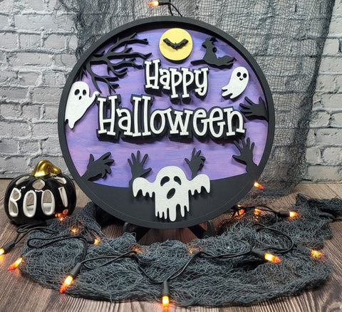 Holiday Laser Wood 3D Signs