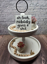 Funny Sarcastic Wood Sign, Oh Look Nobody Gives a Shit
