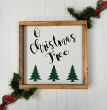 O Christmas Tree Farmhouse Christmas Decor Sign 12" x 12"