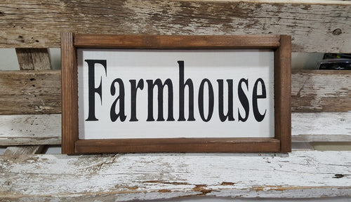 Farmhouse Framed Wood Kitchen Sign 5