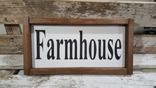 Farmhouse Framed Wood Kitchen Sign 5" x 12"